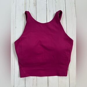 lululemon athletica Magenta High-Neck Crop Tank